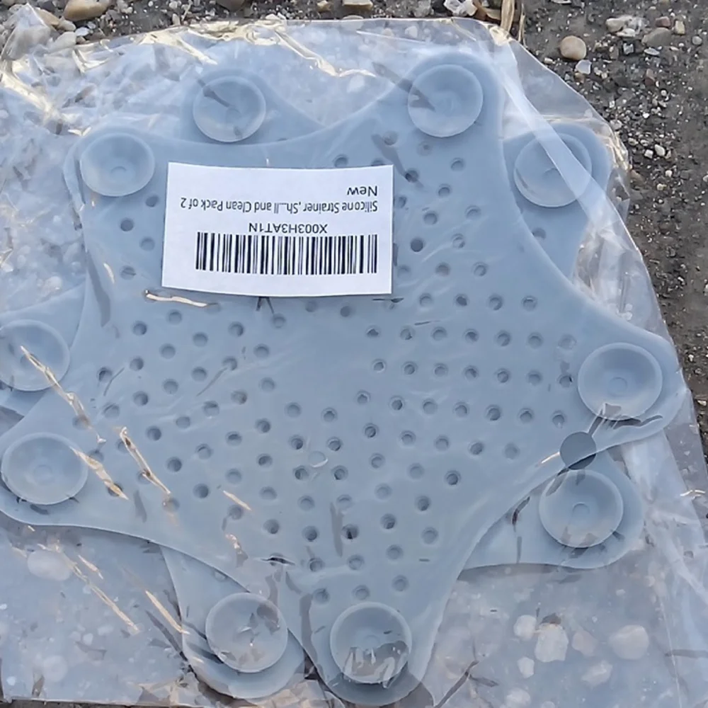 Gray Stars Silicone Sink Strainer